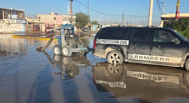 Municipio mantiene labores de atención en colonias afectadas por las lluvias