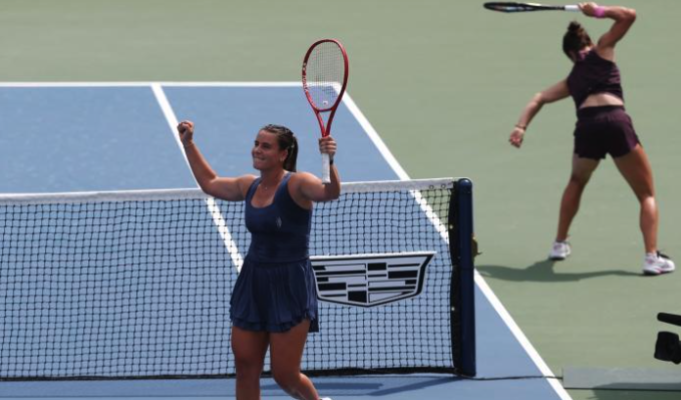 Lois Boisson protagoniza polémico momento en el US Open tras romper su raqueta