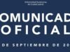 Las clases del martes 29 de septiembre se realizarán de manera virtual en Teams
