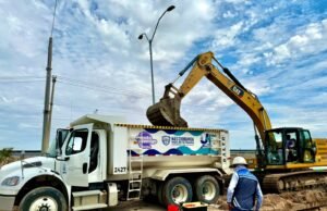 Inicia JMAS trabajos de bacheo sobre Cuatro Siglos