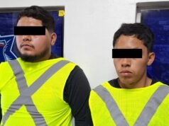Tras reporte de riña vecinal se detiene a dos sujetos en posesión de un revólver