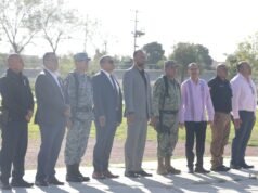 Encabeza Presidente Municipal ceremonia cívica de octubre en la megabandera