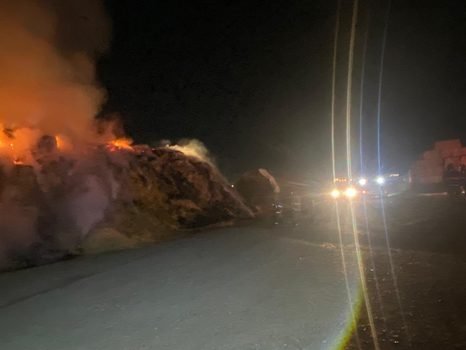 Atendió Protección Civil 48 servicios; destacó incendio de unas 600 pacas de alfalfa en el ejido Sauzal