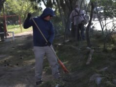 Mejoran espacios verdes del Parque Lineal Satélite