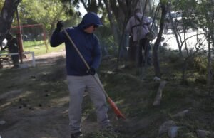Mejoran espacios verdes del Parque Lineal Satélite