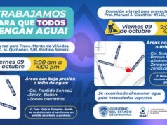 Trabajará JMAS en conexión a la red de agua potable en Partido Senecú y Zaragoza.