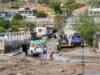 Despliega JMAS maquinaria para atender emergencia por lluvias en el norponiente de Juárez.