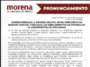Morena respalda a Ariadna Montiel y rechaza señalamientos de Maru Campos contra la dirigencia nacional